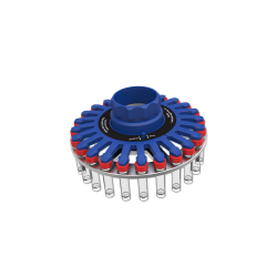 High efficiency homogenizer for sample extraction in molecular analysis