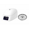 Compact hematocrit centrifuge with 24-place capillary rotor