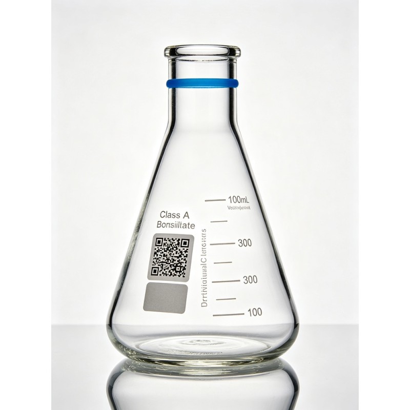 Matraz Erlenmeyer con Esmerilado y Tapón Borosilicato 3.3 OMSONS — 25 a 2.000 mL