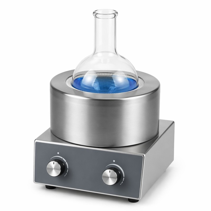 Manta Calefactora Analógica con Agitador OMSONS — Microprocesador 1000 rpm · 100 a 5.000 mL · 230V