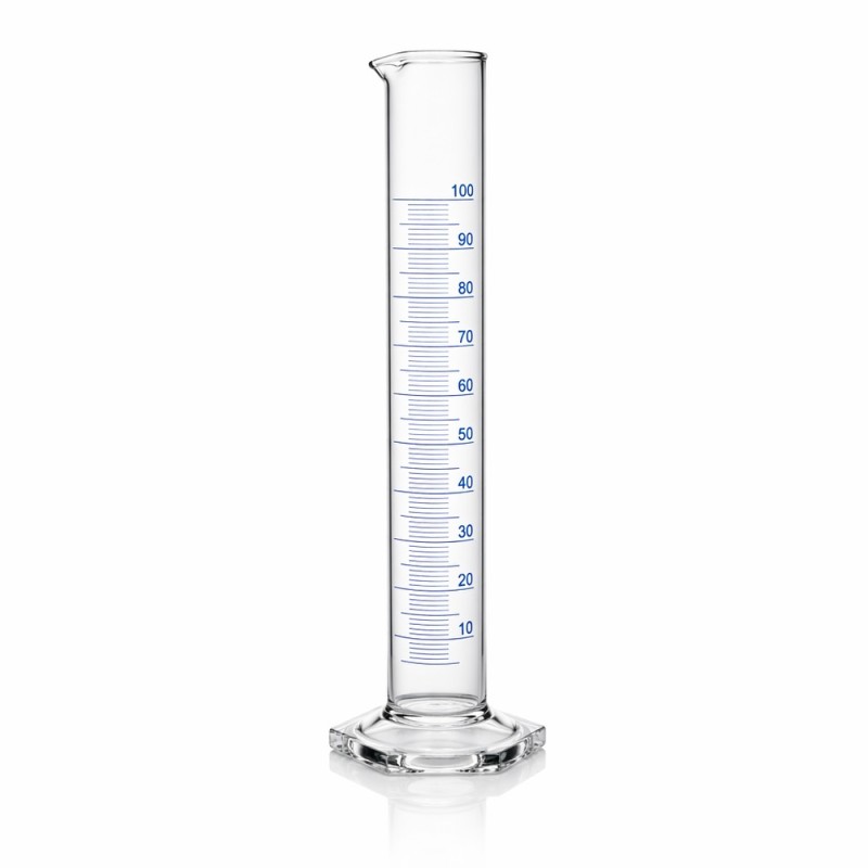 Cilindros Graduados Base Hexagonal Borosilicato 3.3 OMSONS — Clase A y B · 5 a 2.000 mL