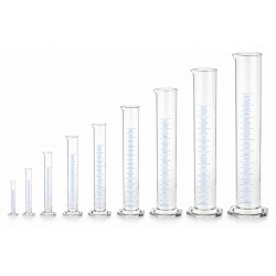Cilindros Graduados Base Hexagonal Borosilicato 3.3 OMSONS — Clase A y B · 5 a 2.000 mL