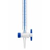 Bureta de Vidrio Borosilicato 3.3 OMSONS — Llave PTFE Needle Valve Schellbach · Clase A Cert. Individual · 10 a 100 mL