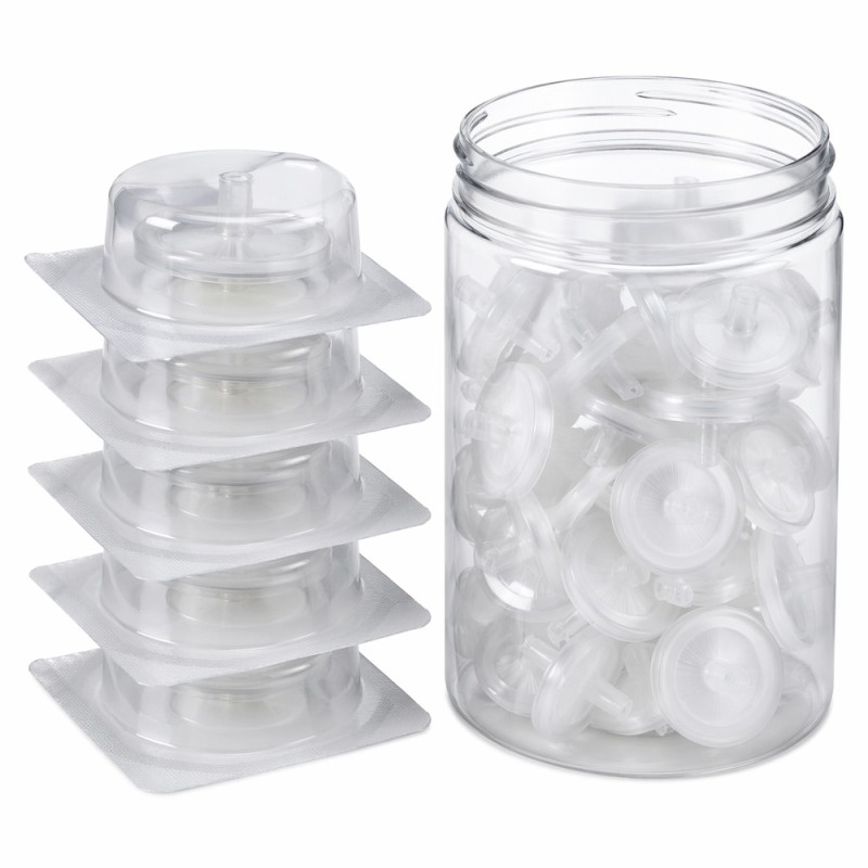 Filtros de Jeringa Nylon No Estériles OMSONS — 4/13/25/33 mm · 0,20/0,45 µm