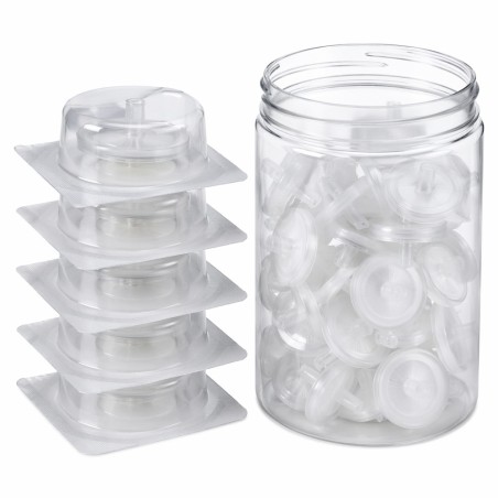 Filtros de Jeringa Nylon No Estériles OMSONS — 4/13/25/33 mm · 0,20/0,45 µm